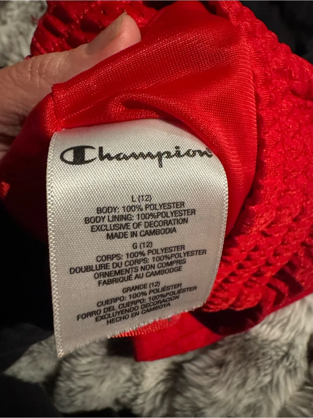 Champion Black Tee with Red Shorts Kids Matching Set